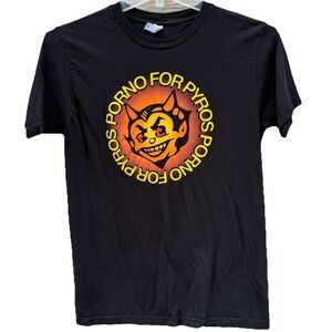 P…. For Pyros T.Shirt 2024 Band‎ Tour USA/Toronto Unisex S/M Black Tee